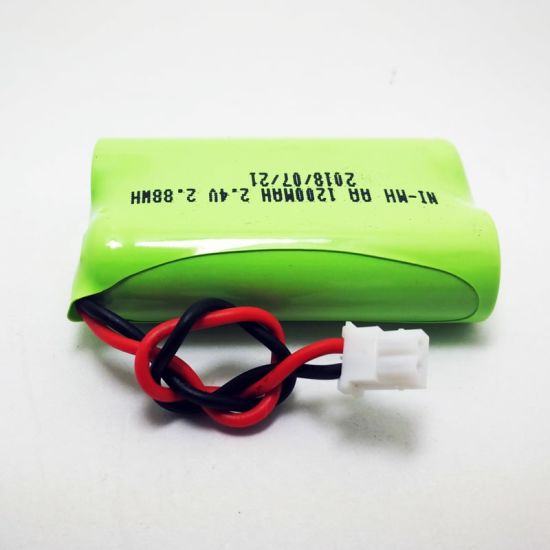 Paquete de baterías recargables de 2.4V 1200mAh AA NI-MH para teléfono inalámbrico