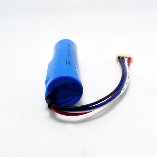 Paquete de baterías de iones de litio recargable de 3.6V 3.7V 18650 2200mAh con cable de salida NTC