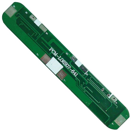 6S 7A PCM BMS para 21.6V 22.2V Li-ion / Litio / Li-Polymer 18V 19.2V LIFEPO4 Paquete de energía de soporte de batería (PCM-L06S07-641)