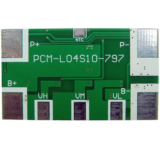3S / 4S 10A PCM BMS para 14.4V 14.8V Li-Ion / Litio / Li-Polymer 12V 12.8V LIFEPO4 Battery Pack Tamaño L48 * W28 * T3.6mm (PCM-L04S10-797)