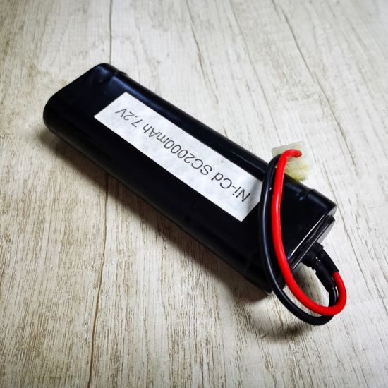 7.2V 2000mAh Tarifa alta de alta descarga 10C SC Ni-CD recargable paquete de baterías para carreras de alta velocidad