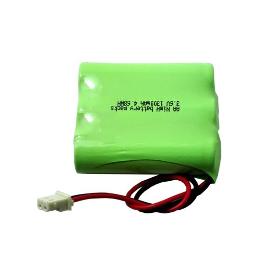 Paquete de baterías recargables de 3.6V 1300mAh AA NI-MH para teléfono inalámbrico