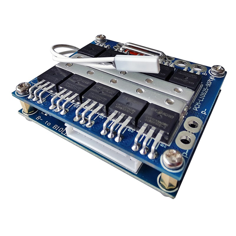 8s 9s 10s 30a BMS para 36V 37V Li-ion/Litio/Li-Polymer 30V 32V LiFePO4 Tamaño del paquete de baterías L65*W55*T18mm (PCM-L10S25-907)