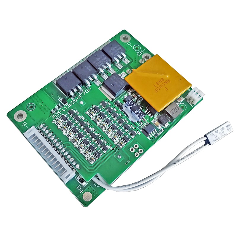 7s-13s 24V/36V/48V C: 5a D: 20a Placa de circuito circular BMS para 46.8V 48V Li-ion/Litio 41.6V 42V LiFePO4 Paquete de batería para bicicleta eléctrica